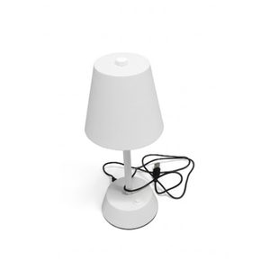 Globe Azalea Table Lamp White 
