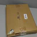 Baquler 50 Pcs Flameless Taper Candles Battery Operated Bulk 12.4 Ivory LED Taper Candles Flickering LED Candlesticks for Wedding Advent Halloween Christmas Party Decor