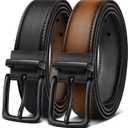 BULLIANT Men's Belt,Reversible Belt Adjustable For Gift Men 1.25-Cut For Fit-2 Sides in 1 Belt(Not 2)