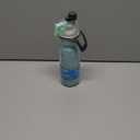 O2COOL Mist 'N Sip Misting Water Bottle 2-in-1 Mist And Sip Function With No Leak Pull Top Spout Reusable Sports Water Bottle - 20 oz (Yoga Mint)
