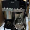 Ninja Luxe™ Café Mini | Espresso Machine & Drip Coffee | Built-in Burr Grinder, Precision Scale & Manual Steam Wand | Lattes, Cappuccinos & More | Stainless Steel | ES301