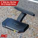 Rough Country Retractable Bed Step for Ram 1500 Truck (2009-2018) - Driver Side, Manual Pull Tailgate Step, Non-Slip Truck Step