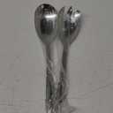 Large 12" Salad Servers Set Serving Spoon Spork 18/10 Stainless Steel - Silver