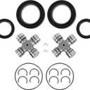 Front Axle Seal & U Joint Kit Compatible with Ford F250 F350 F450 F550 Super Duty Excursion with Dana 50/60 1998-2005 Replace# 2002692 50381 50491 SPL55-4X 41784-2