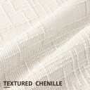 decorUhome Summer Cream White Chenille Throw Pillow Covers 12x20 Set of 2 Textured Soft Cozy Slubby Couch Pillow Covers Modern Farmhouse Boho Decorative Pillow Cases for Bed Sofa Living Room