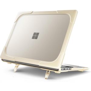 Batianda Heavy Duty Case for 13.8 inch Microsoft Surface Laptop 2024 (7th Edition) with Fold Kickstand Includes Keyboard Cover Screen Protector - Shockproof Stylish & Durable Protective Cover, Khaki
