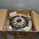 42'' Fandelier Ceiling Fan with Light, Retractable Chandelier Fan LED Dimmable Crystal Ceiling Fan for Bedroom Living Room Dining Room-Gold