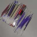 Outus 8 Pieces Heat Erase Pens Fabric Marking Heat Erasable Pens with 56 Pieces Refills for 80s Retro Quilting, Sewing, DIY Dressmaking