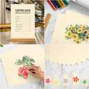 Fainne 150 Sheets Cream Cardstock, 8.5 x 11 Inch Cream Paper, 250 Gsm Card Stock Paper for Crafts, Coloring, Announcements, Printing at School, Office