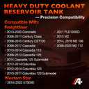Coolant Reservoir Tank Fit For 08-20 Freightliner Cascadia Western Star | Columbia Coronado Century FLD120SD M2 16-22 5700XE, Replace# 603-5203, Radiator Overflow Expansion Tank