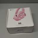 Picun B8 Headphones Wireless Bluetooth, 120H Bluetooth Headphone Over Ear with 3EQ Music Modes, Hands-Free Calls, Deep Bass Headphones for Travel Home Office Cellphone PC (Pink)