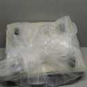 Reusable Grocery Bag on Wheels,(Small, Beige) Rolling Shopping Bags with Wheels and Handle, Folding Rolling Tote Trolley, 3 Pockets and Zipper Cover, Carries Up to 22 LBS