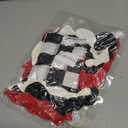 Race Car Balloon Arch Garland Kit, Red Black White Party Latex Balloons with Checkered Flags for Boy Racing Car Themed Birthday Party Decorations Baby Shower Transportation Backdrop Supplies