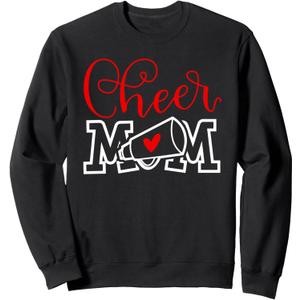 Cheer Mom Sweatshirt (Size Small, Black)
