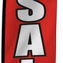 LookOurWay Sale Themed 12-Feet Feather Flag (Poles Not Included) (Huge Sale Red/Yellow)