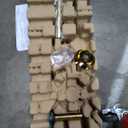 56" Wood Ceiling Fan with Light and Remote Control, Indoor Outdoor Wooden 3 Blades Ceiling Fan for Patio Living Room, Bedroom, Office,Reversible DC Motor(Black+Dark Walnut)