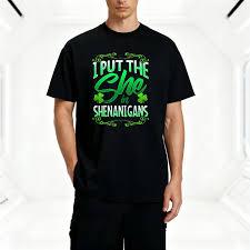 I Put The She In The Shenanigans Shirt St Patricks Day Women T-Shirt, 2XL