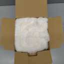 Bedsure GentleSoft White Throw Blanket for Couch - Soft Cozy Fleece Throw Blankets for Women Girls, Mothers Graduation Birthday Gifts for Women Her Mom, Room Home Spring Decor, Off White, 50x60 Inches