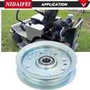 30224 Pulley Replaces Dixie Chopper 78-009, 280-850 Idler Pulley for Classic 2550 2750 2760 3360 3372 3560, LT1800 LT2000 LT2200 LT2300 LT2400 LT2500 LT2700 LX2000 LX2001 LX2400 Lawn Decks