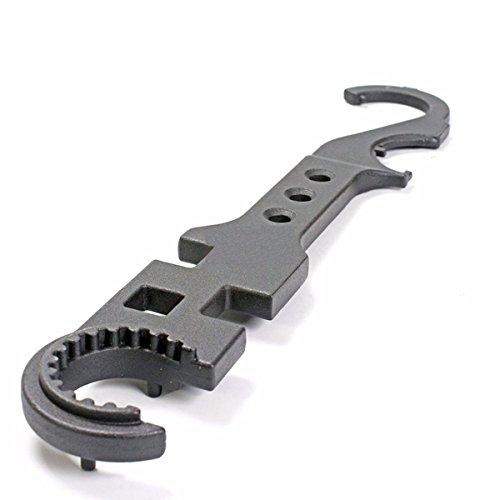 MASUNN AR15/M4 Multi Purpose Combo Wrench Tool Wrench Barrel Nut Stock Tool 31cm Length -#01 Wrench