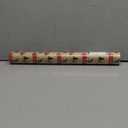 Merture Brown Vintage Christmas Wrapping Paper Rolls with Car & Christmas Tree, Kraft Gift Wrap Paper for Birthday Baby Shower Winter Festival Party - Mini Roll - 17 In X 32.8 Ft (46.5 sqft)