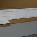 Pangda Peel and Stick Wall Molding Kit, 3D Premade Accent Molding Wainscoting Panel for Interior Wall Moulding Decor, Ready to Assemble Wainscoting Accent Panel (3 Set,23x56 in+48x56 in+23x56 in)