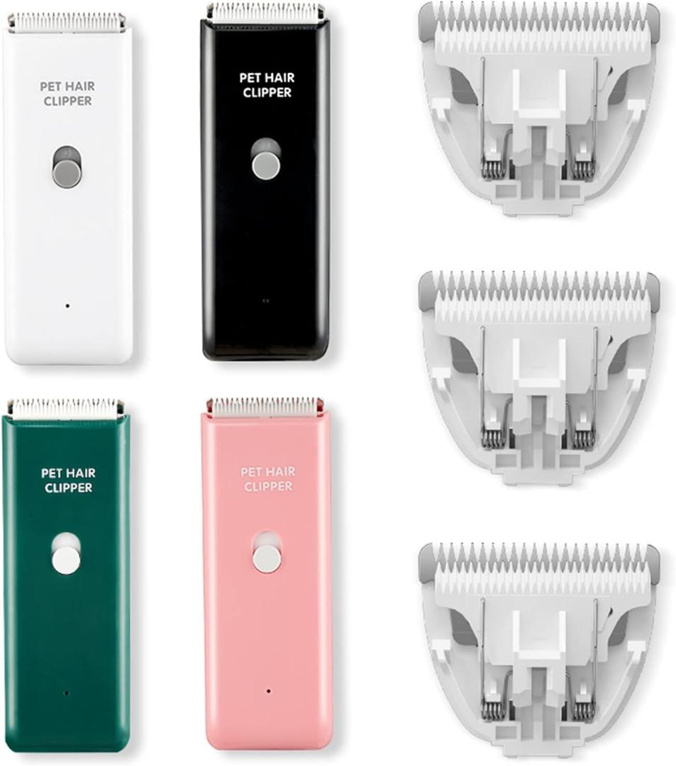 Pack of 3 Standard Size Replaceable Ceramic Blades Set Pet Hair Clipper, Cat Dog Common Use Clipper Blade(#AP005)