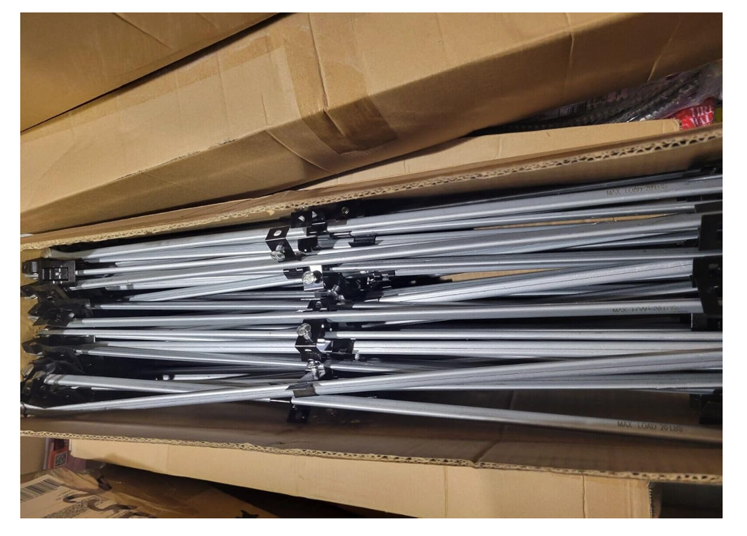 10 Pack, 24" T-bar accoustical bar Hanger Box Support 1 1/2" or 2 1/8"