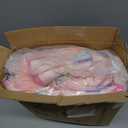 Glow in The Dark Twin Size Comforter Set for Girls, Pink Rainbow Bedding Set for Kids 1 Comforter, 1 Decor Pillow, 1 Pillow Sham