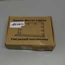 LED Vanity Mirror Lights with 12 Stick On Dimmable Bulbs, 3000K 4500K 6500K & 10 Brightness Levels Adjustable, Plug in USB Cable, Hollywood Style Mirror Lights for Makeup Desk Bathroom Dressing Room