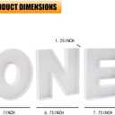 8inch ONE Tray Sweet Food Fillable Cardboard Letters Treat BABY Shower Decorative Box, SH-ONE8