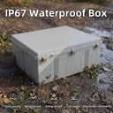 Joinfworld Outdoor Electrical Box 24.8"x20.9"x9.8" Weatherproof IP67