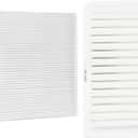 88568-02020 17801-22020 Engine Filter & Cabin Air Filter Combo Set for 2004 Toyota Corolla CE Sedan 4-Door 1.8L 1794CC l4 GAS DOHC Naturally Aspirated