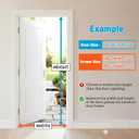 Magnetic Screen Door Left Right Side Opening Polyethylene Terephthalate Mesh Greater Than Fiberglass and Polyester Easy Install
