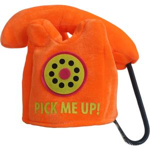 Telephone Hat. Handmade Plush Telephone Costume Headwear Party Hat 