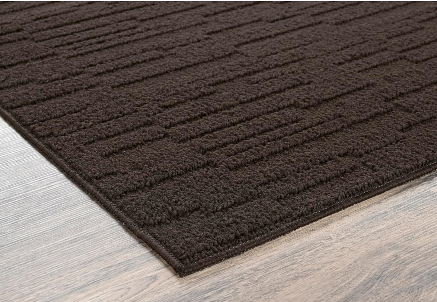 Garland Rug Pixel Mocha 24"×40" Area Rug By Garland Ideal for Living Rooms & Hallways, Stylish & Durable for High-Traffic Areas 24"×40"