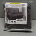 ANARACHON Leather Look Loveseat Recliner Cover, 6-Pieces Stretch Dual Recliner Sofa Covers, Soft Reclining Couch Slipcover, Washable Furniture Protector for Pets (2 Seater, Brown)