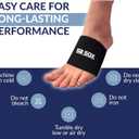 3 x SB SOX Arch Support Sleeves for Plantar Fasciitis Relief (1 Pair)  Foot Compression Sleeves for Plantar Fasciitis and Arch Support for Everyday Use (Large, White)