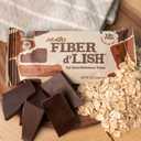 NuGo Fiber d'Lish Chocolate Brownie, 12g High Fiber, Vegan, 150 Calories, 16 Count (EXP 05/15/26)
