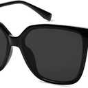 SOJOS Fashion Square Sunglasses for Women Trendy UV Protection Lens Womens Sunnies Sunglasses SJ2196