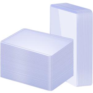 100 Pack 3"x4" Hard Plastic Card Sleeves Top Loaders for Cards, Baseball Card Protectors Hard Plastic, for Baseball Card, Game Cards, Trading Card, and So on