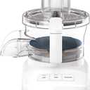 Cuisinart 9-Cup Continuous Feed Food Processor with Fine and Medium Reversible Shredding and Slicing Disc, Universal Blade, Continuous-Feed Attachment, and In-Bowl Storage (White)