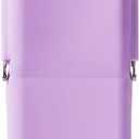 APT 1101 Makeup Brush Holder Travel Cosmetic Bag with Suction Base, Portable Cosmetic Organizer for Travel & Home, Organizer for Brushes, Beauty Tools & Accessories (Lavender)