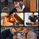 [Upgraded Full Camera Protection] for iPhone Air Case with Camera Cover Stand [Fit for MagSafe][10FT Mil-Grade Protection] Translucent Magnetic Phone Cover for iPhone 17 Air Case, Black