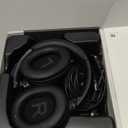 Wireless Headphones for TV, TV Headphones Wireless for Seniors with Transmitter Charging Base, Perfect Audio Sync, Ideal Gift for The Mom, Seniors, Parents (Black)