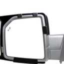 K SOURCE Snap & Zap 81850 Custom Fit Towing Mirror for 2015-2020 F150, Patented
