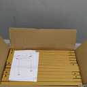 8.2FT Adjustable Backdrop Stand Kit - Square Wedding Arch & Balloon Arch for Photo Booth Background, Baby Shower, Birthday Party Decorations (Portable Frame) (Gold,8.2X 8FT)