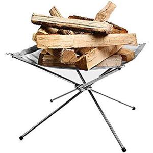 Rootless Portable Outdoor Firepit- Collapsible Steel Mesh Fireplace- Medium Size Rootless Portable Outdoor Firepit- Collapsible Steel Mesh Fireplace- Medium Size