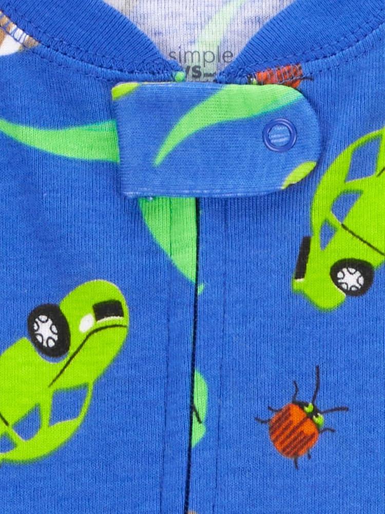 Kids' 2-Pack Snug Fit Footless Cotton Pajamas 6-9M