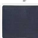 VersaTex Multi-Purpose Recycled PVC Floor Mat for Indoor or Outdoor Use, Utility Mat for Entryway, Tool Bench, Garage, Under-Sink, Patio, and Door Mat; 24" x 36", Black